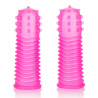 Calexotics Gaine pour Doigt Finger Tingler Rose x2